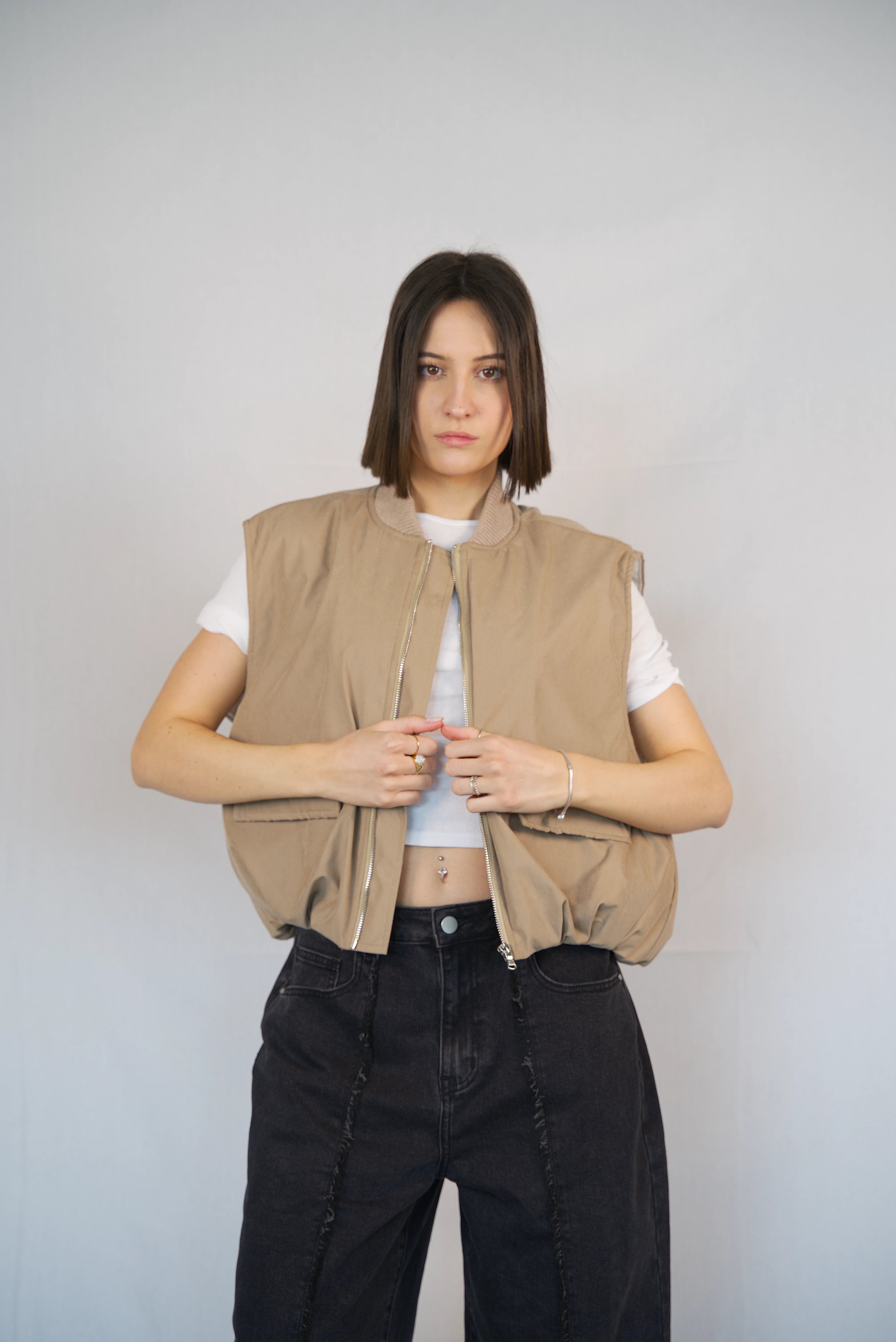 Giacca Leggera Smanicata