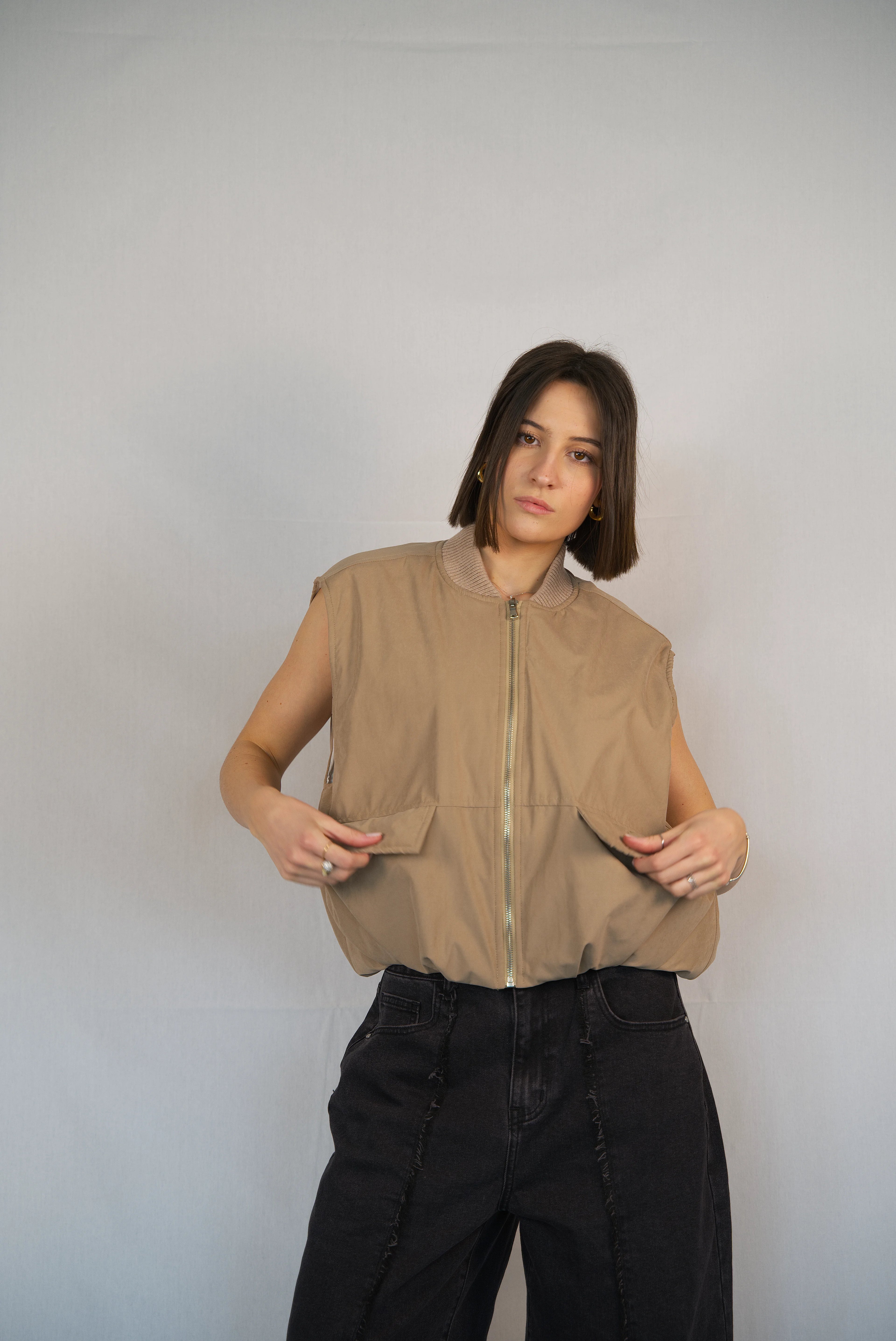 Giacca Leggera Smanicata