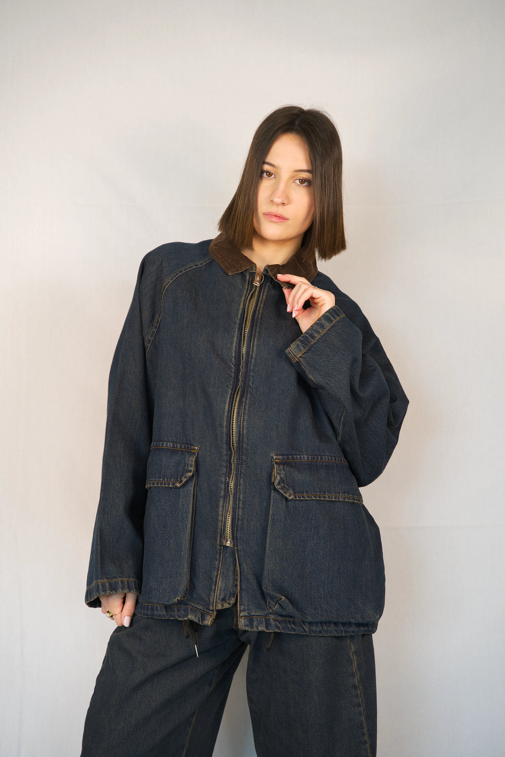 Giacca Denim Leggera