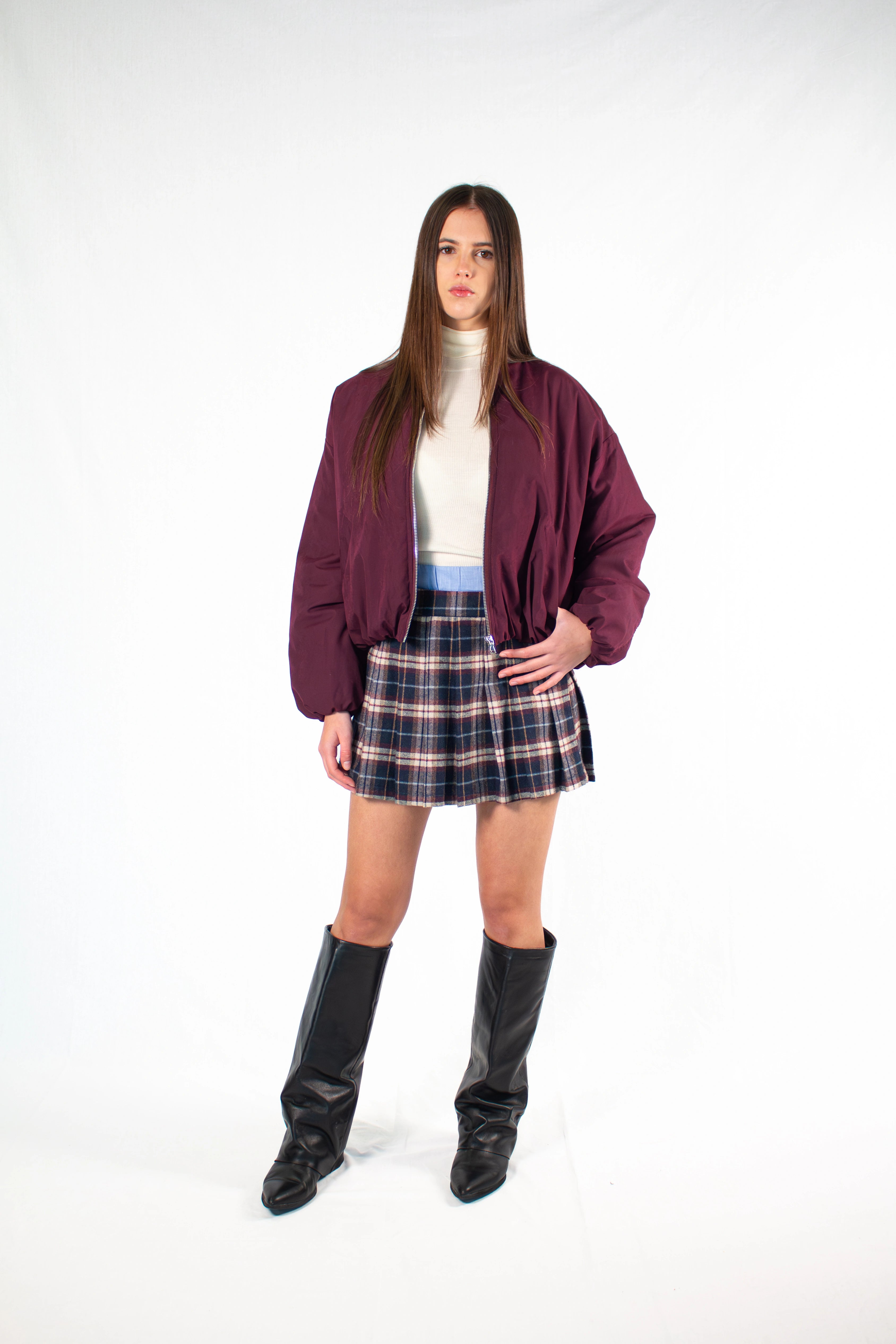 Minigonna College Plaid