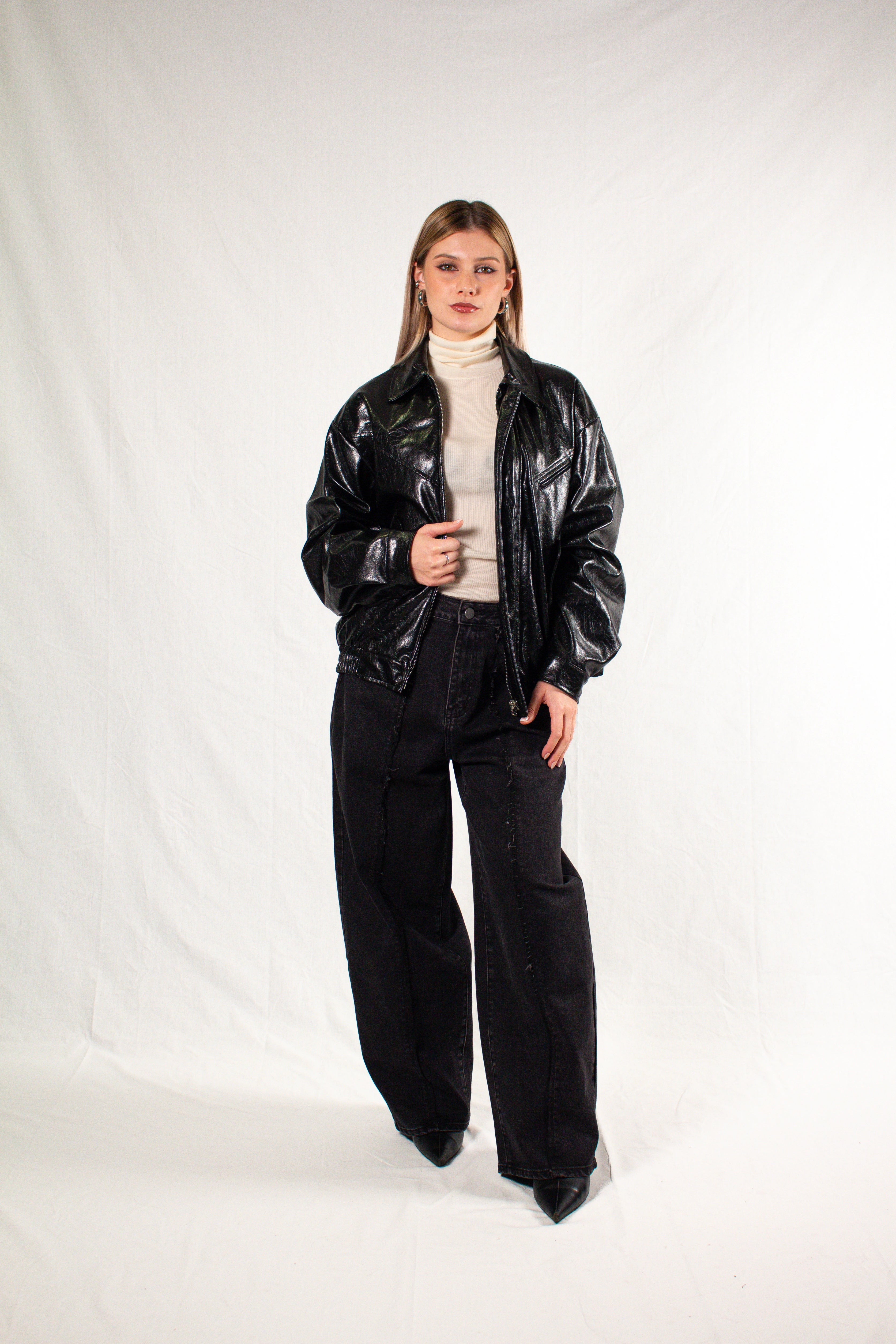 Giacca Leather Gloss