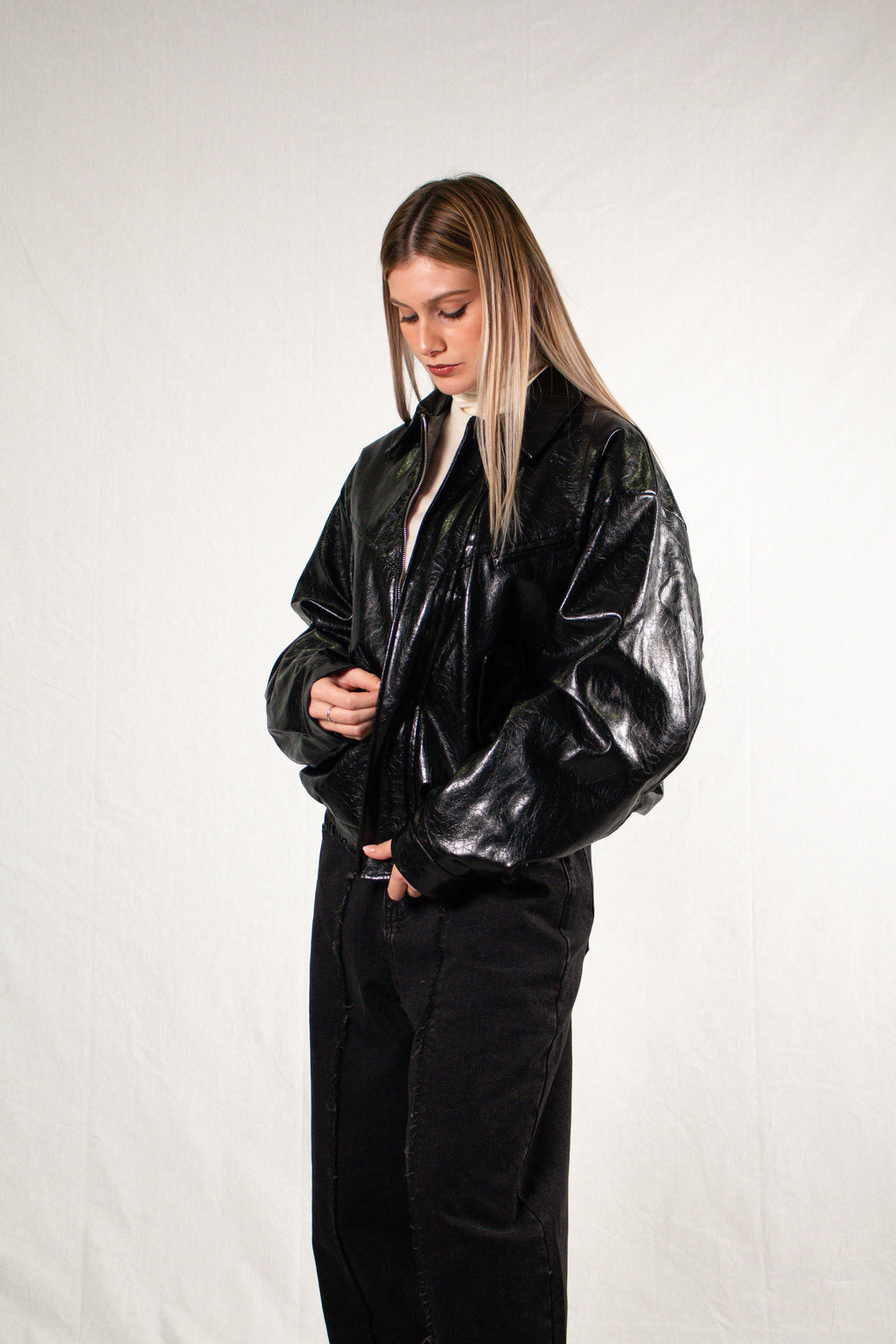 Giacca Leather Gloss