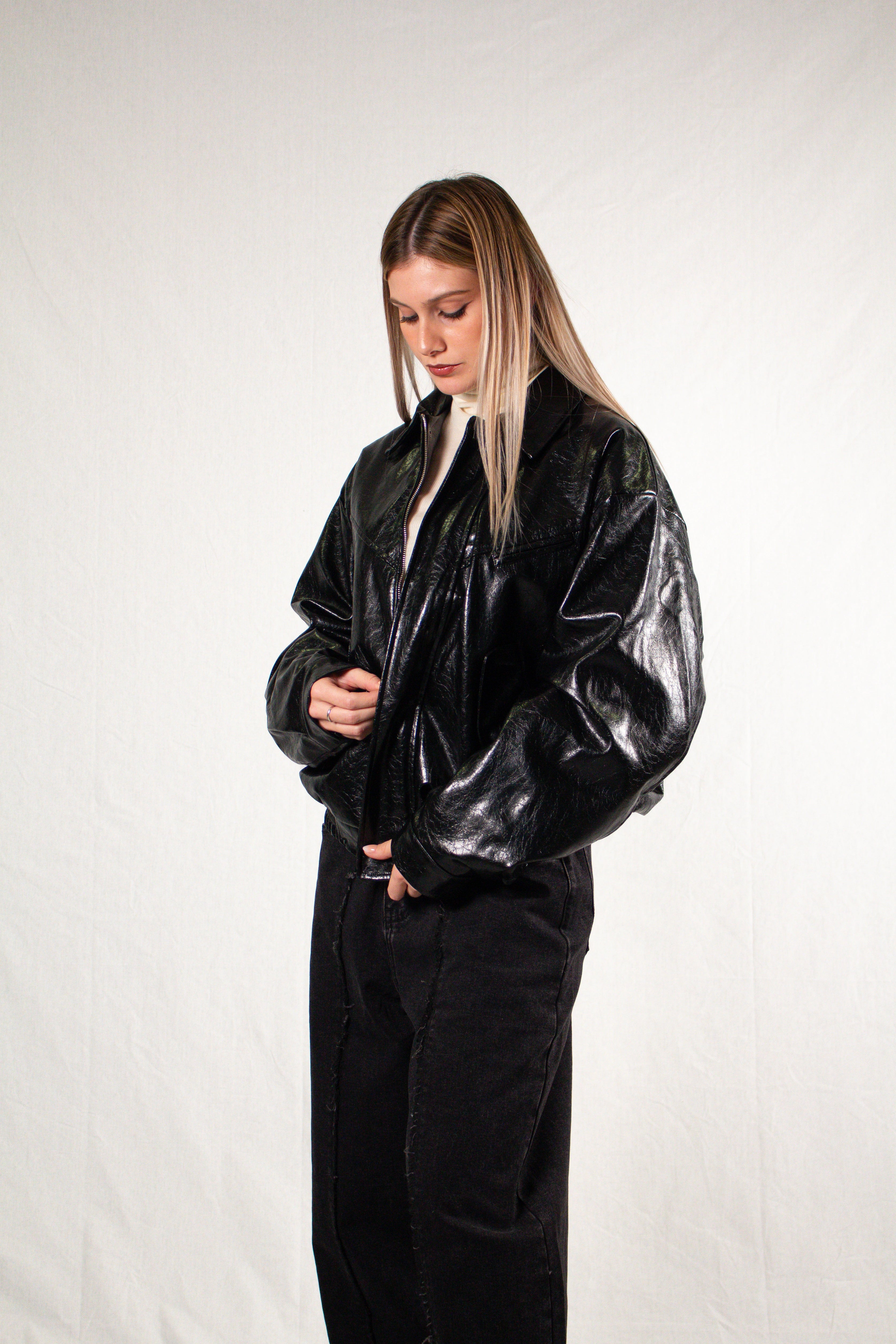 Giacca Leather Gloss