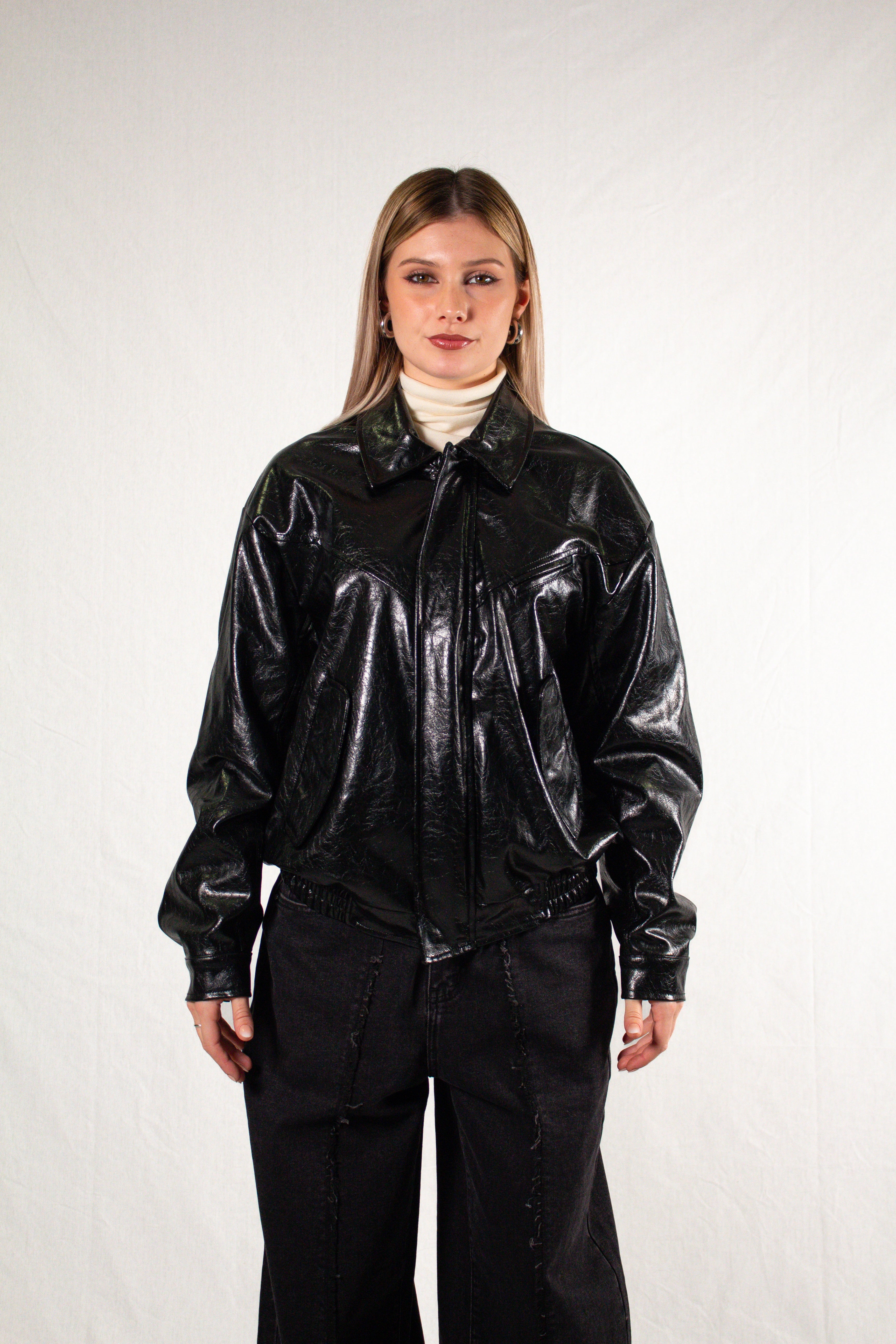 Giacca Leather Gloss