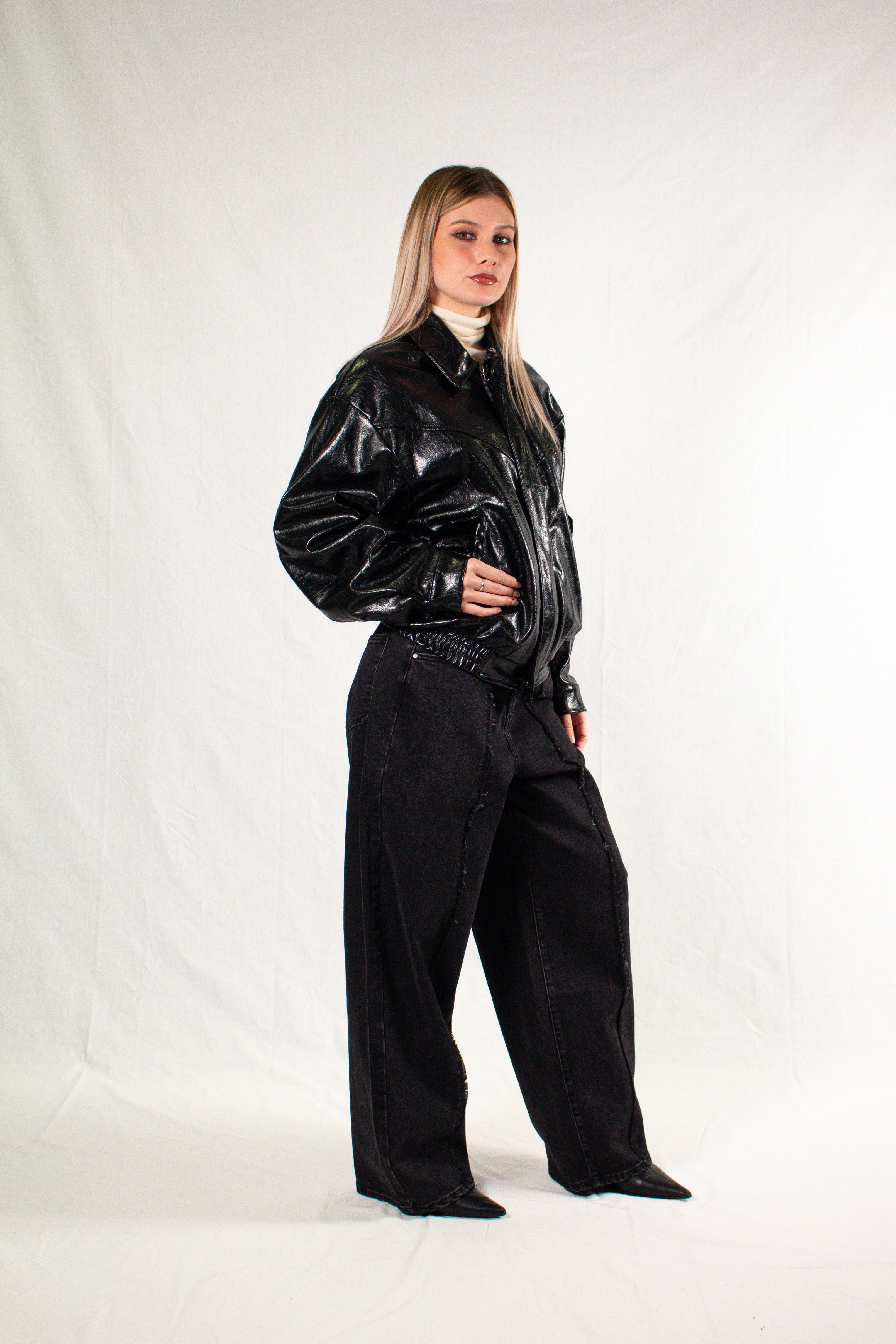 Giacca Leather Gloss