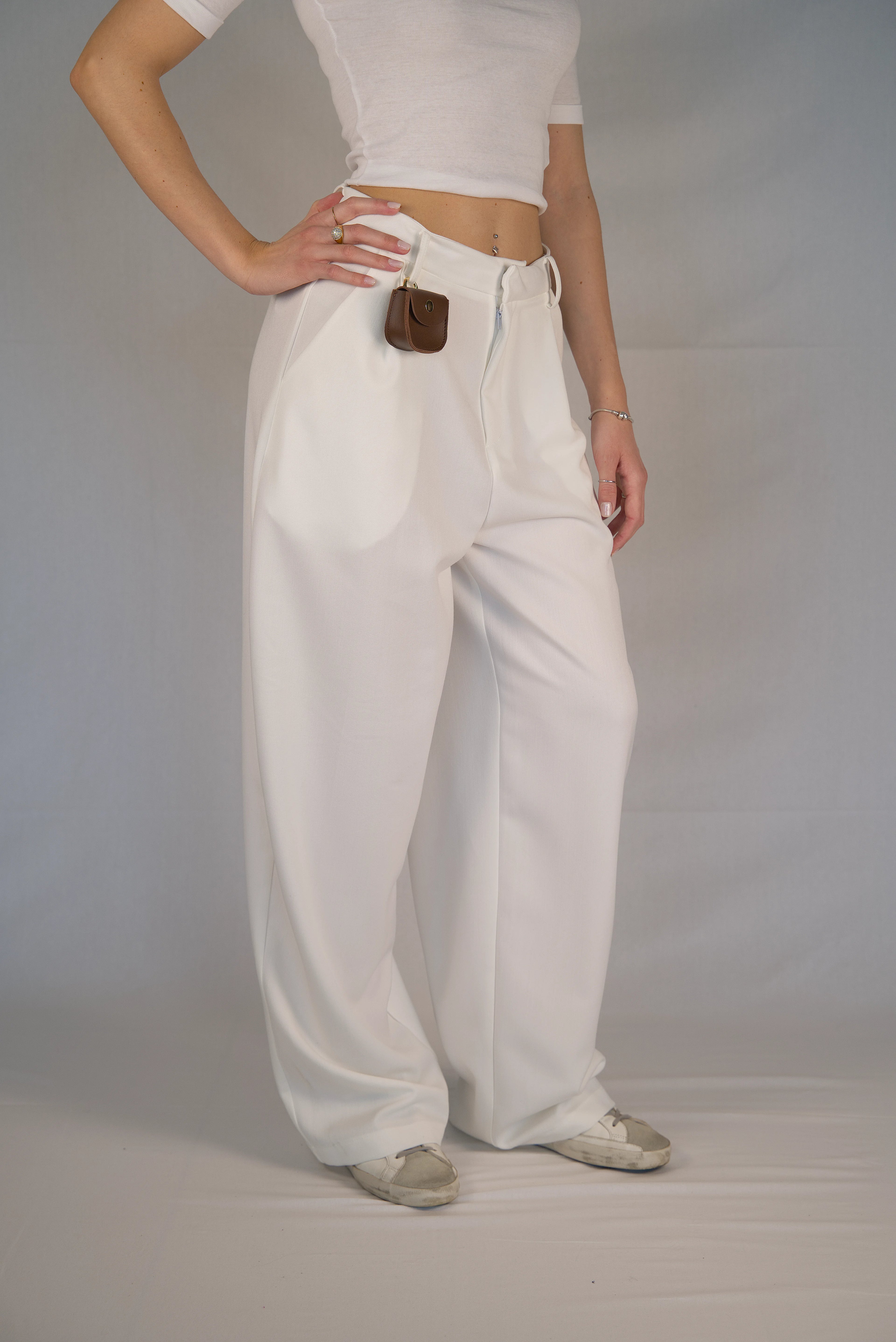 Pantalone a palazzo elegante